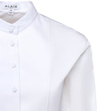 Body-camicia in popeline di cotone AA9B0416T611C 000 ALAIA 