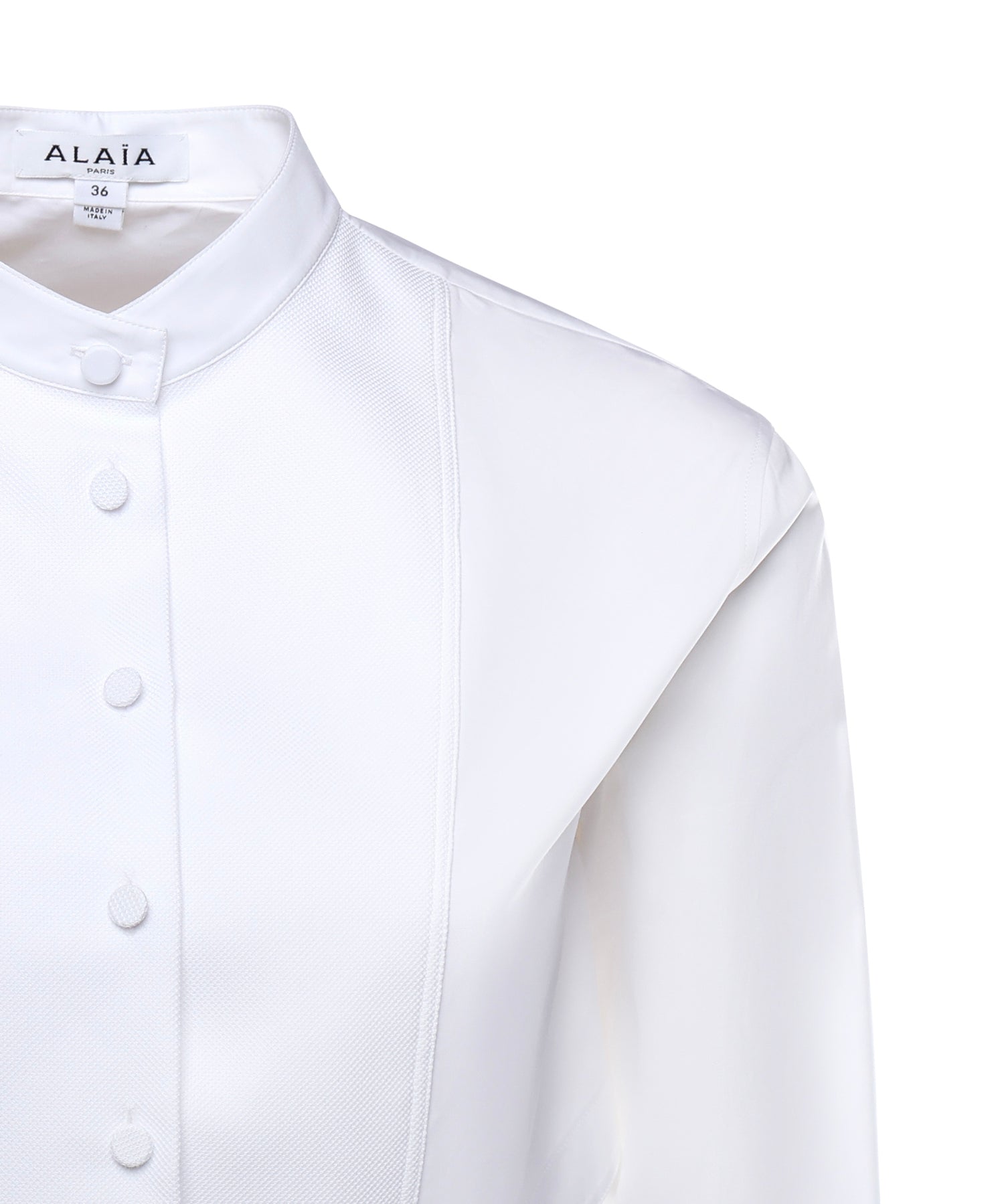 Body-camicia in popeline di cotone AA9B0416T611C 000 ALAIA 