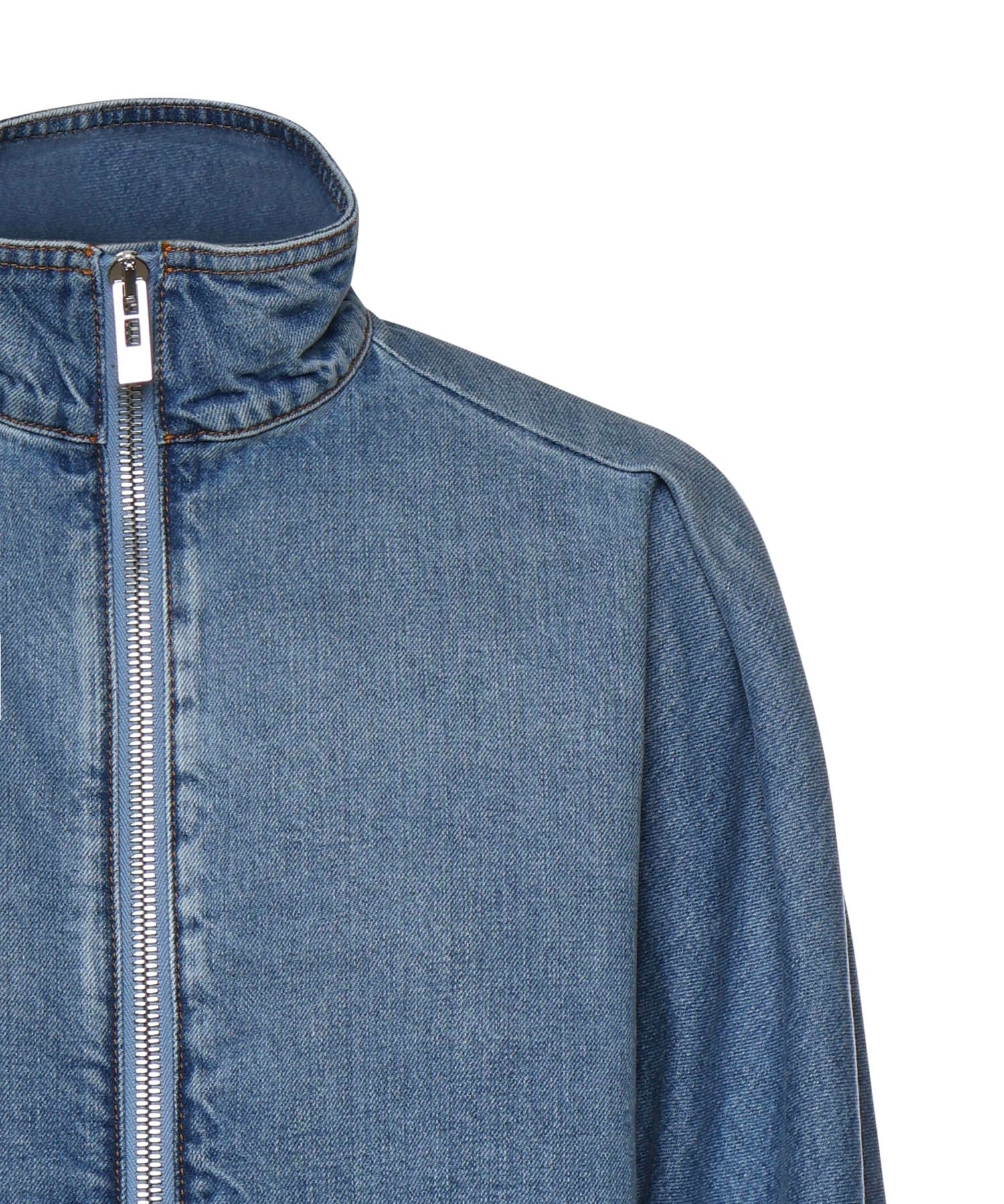Camicia in denim con zip AA9C1005D015C A21 ALAIA 
