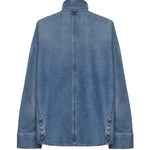 Camicia in denim con zip AA9C1005D015C A21 ALAIA 