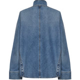 Camicia in denim con zip AA9C1005D015C A21 ALAIA 