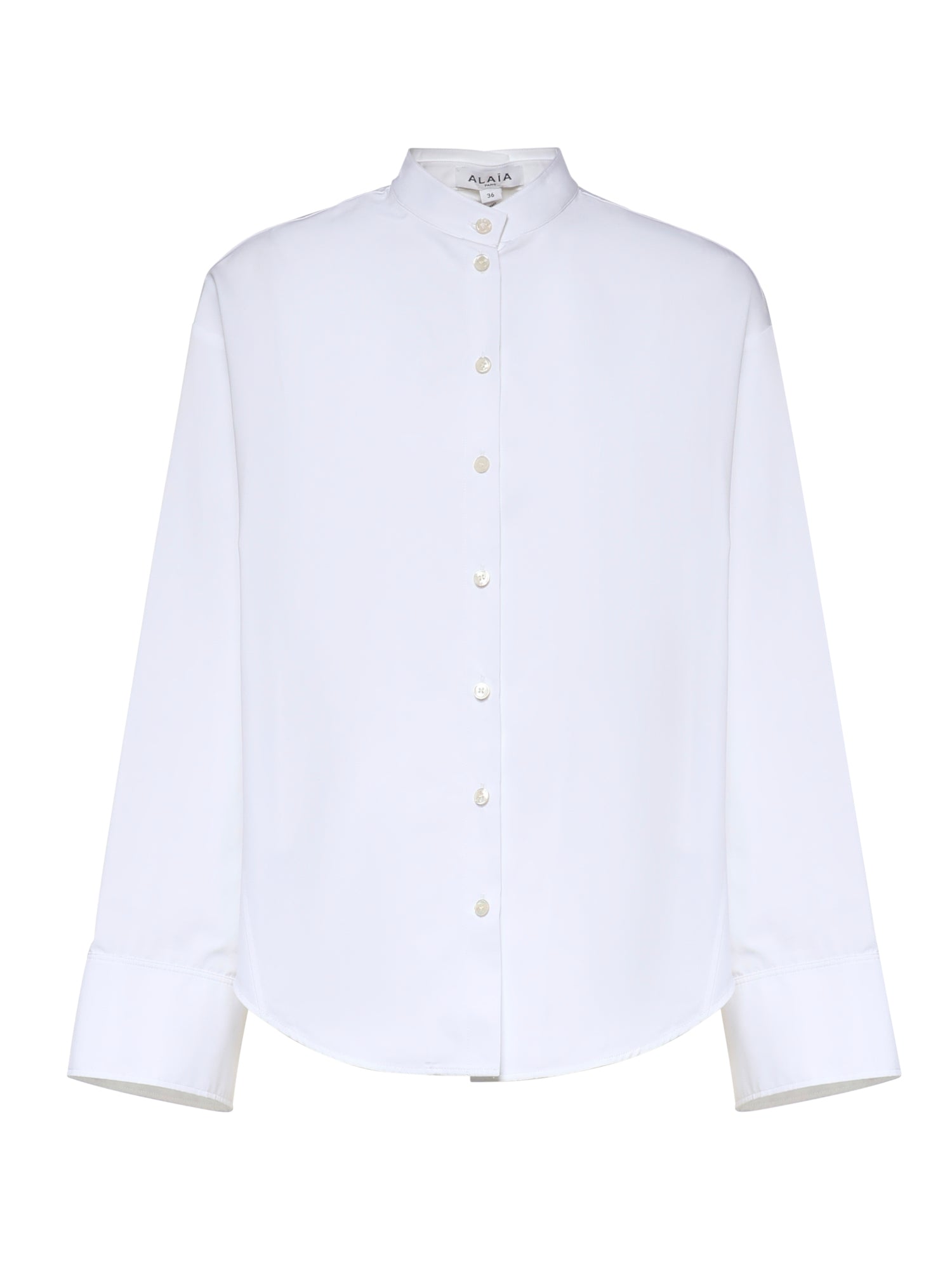 Camicia in popeline di cotone AA9C1010T611C 000 ALAIA 