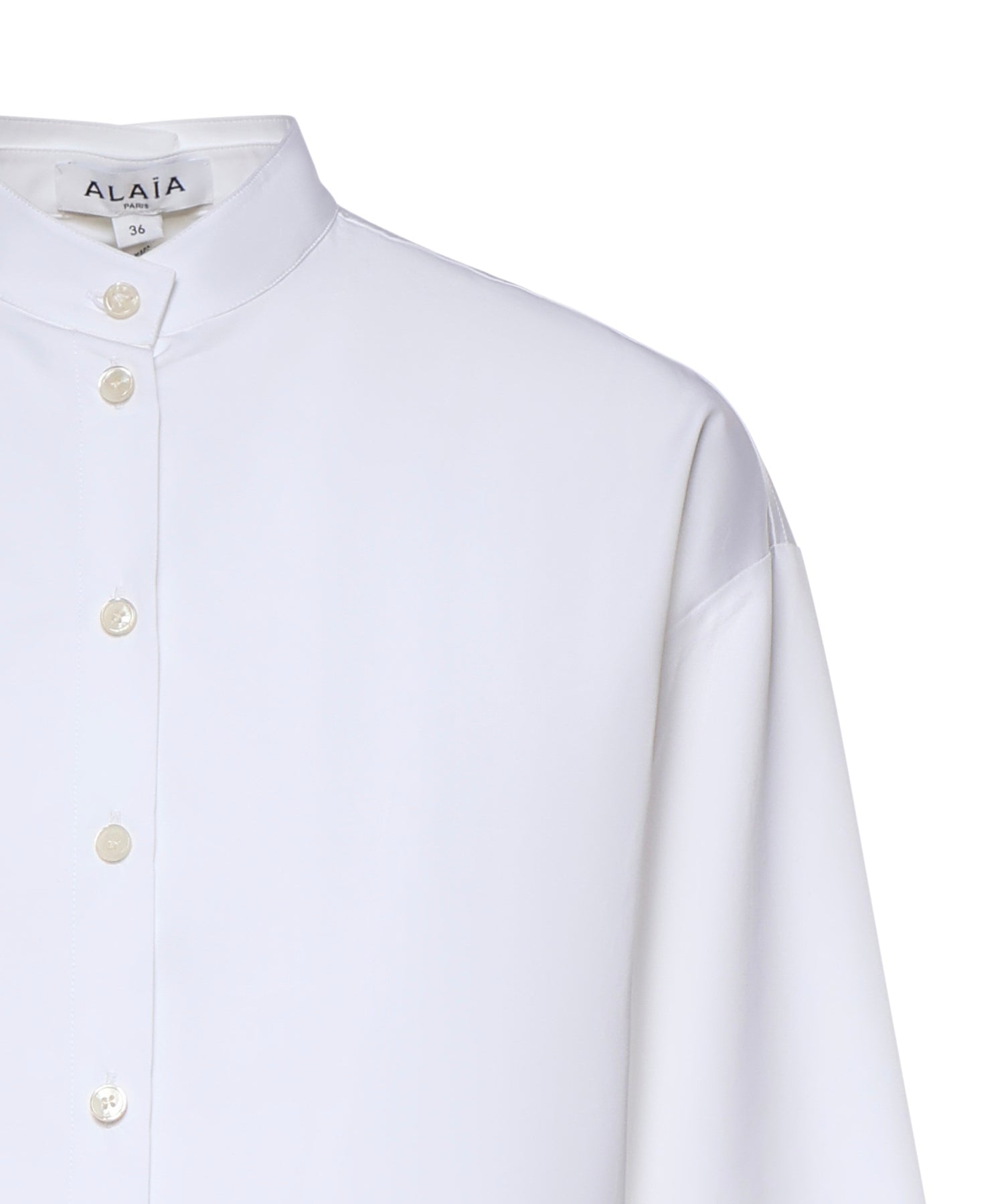 Camicia in popeline di cotone AA9C1010T611C 000 ALAIA 