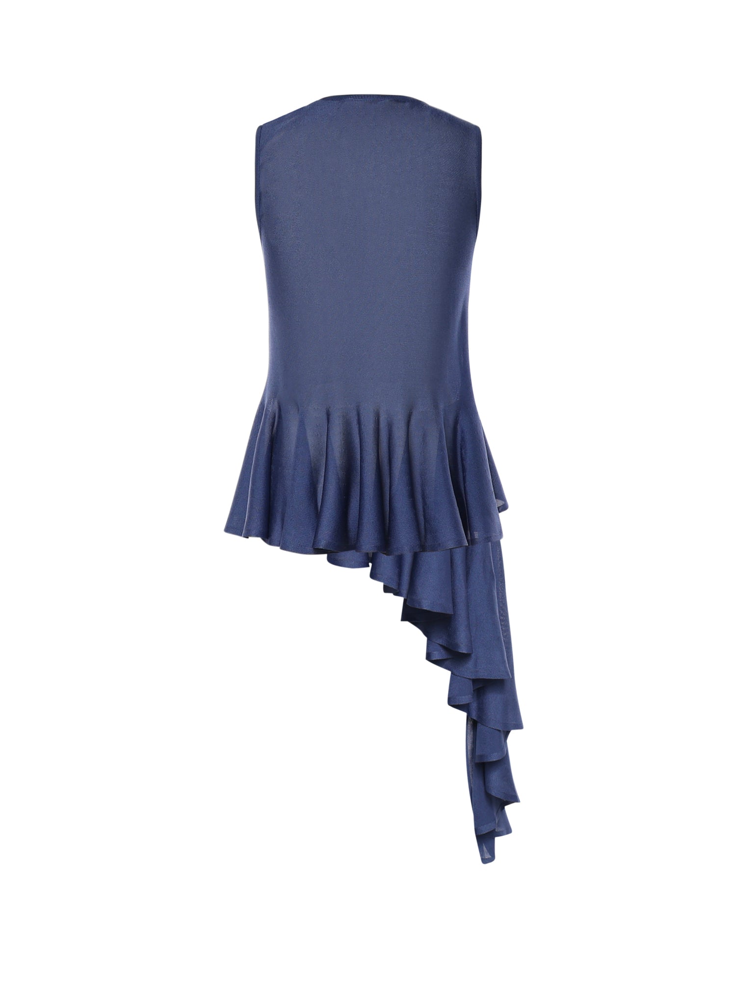 Top asimmetrico con godet AA9H1483K177C 516 ALAIA 