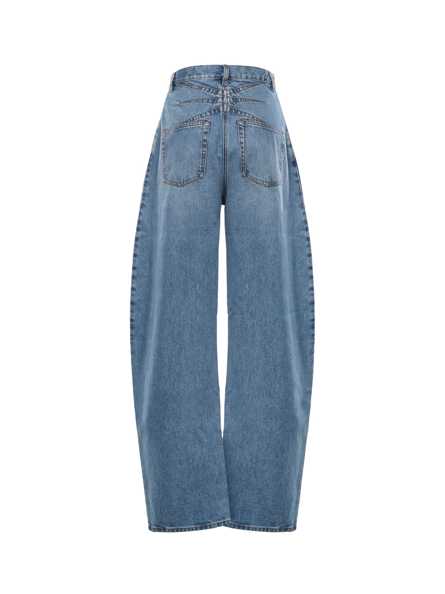 Jeans Round in denim AA9P0176D015C A21 ALAIA 