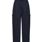 Pantaloni cargo in radzimir AA9P1297W128C A09 ALAIA 