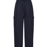 Pantaloni cargo in radzimir AA9P1297W128C A09 ALAIA 