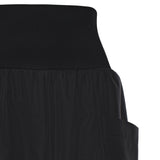 Pantaloni a gamba larga in nylon e lana AA9P1304W120C 999 ALAIA 