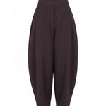 Pantaloni in popeline effetto carta AA9P1359W144C 413 ALAIA 