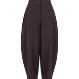 Pantaloni in popeline effetto carta AA9P1359W144C 413 ALAIA 