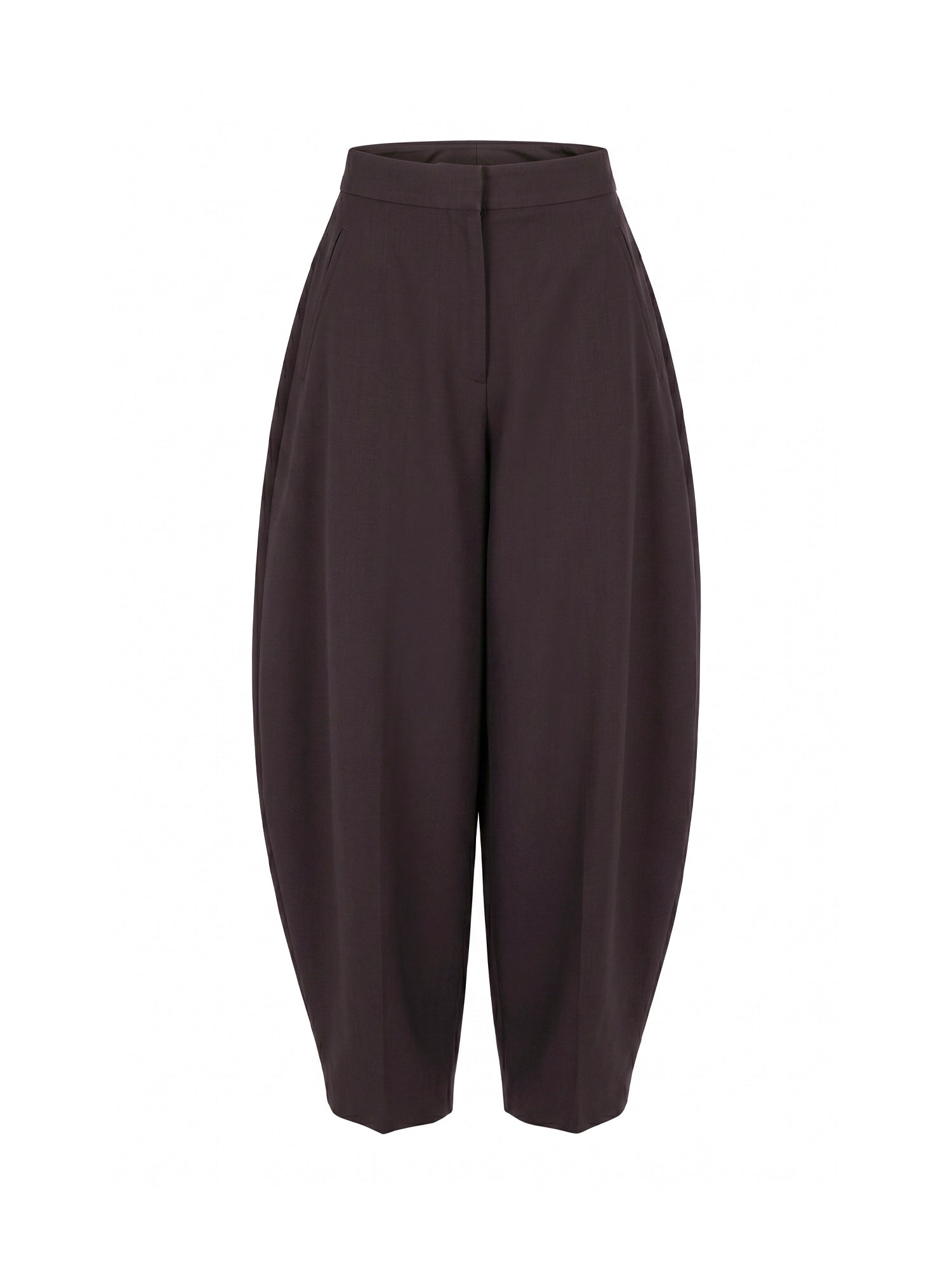 Pantaloni in popeline effetto carta AA9P1359W144C 413 ALAIA 