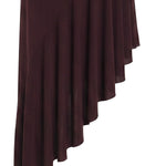 Abito asimmetrico in jersey fluido AA9R3005J090C 332 ALAIA 