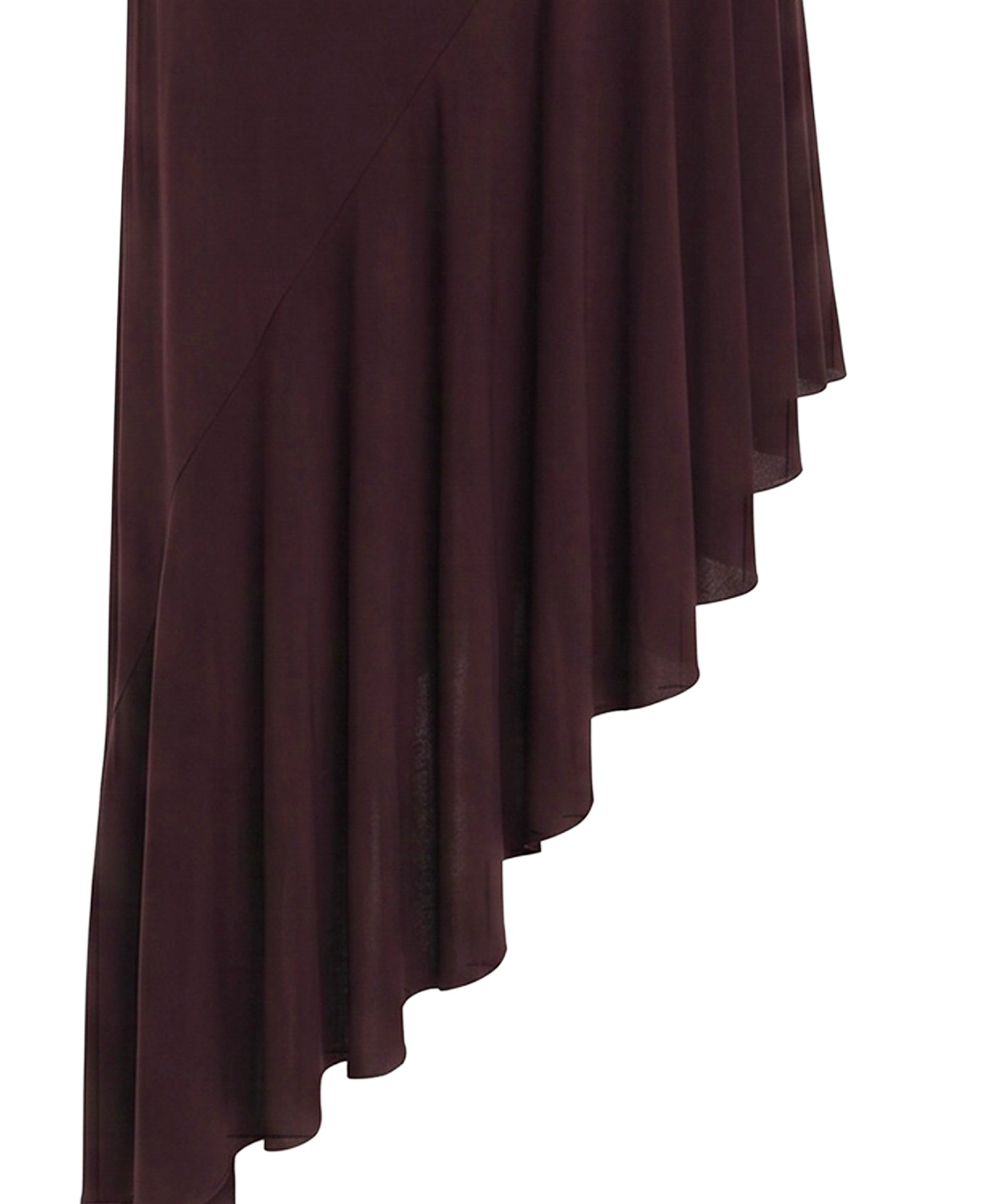 Abito asimmetrico in jersey fluido AA9R3005J090C 332 ALAIA 