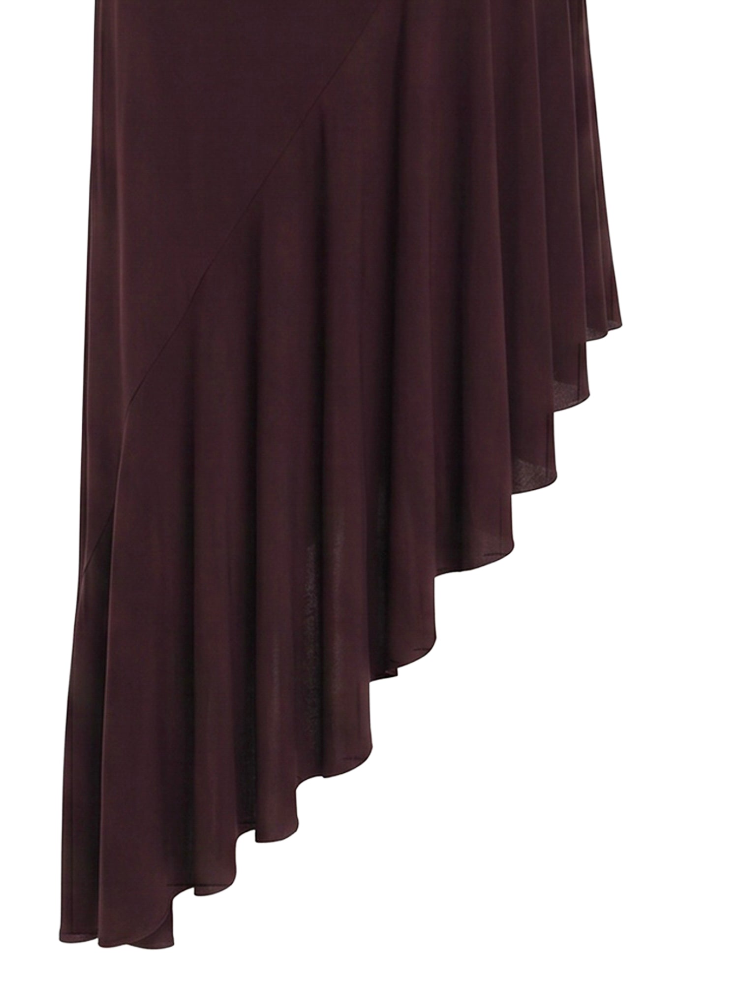 Abito asimmetrico in jersey fluido AA9R3005J090C 332 ALAIA 