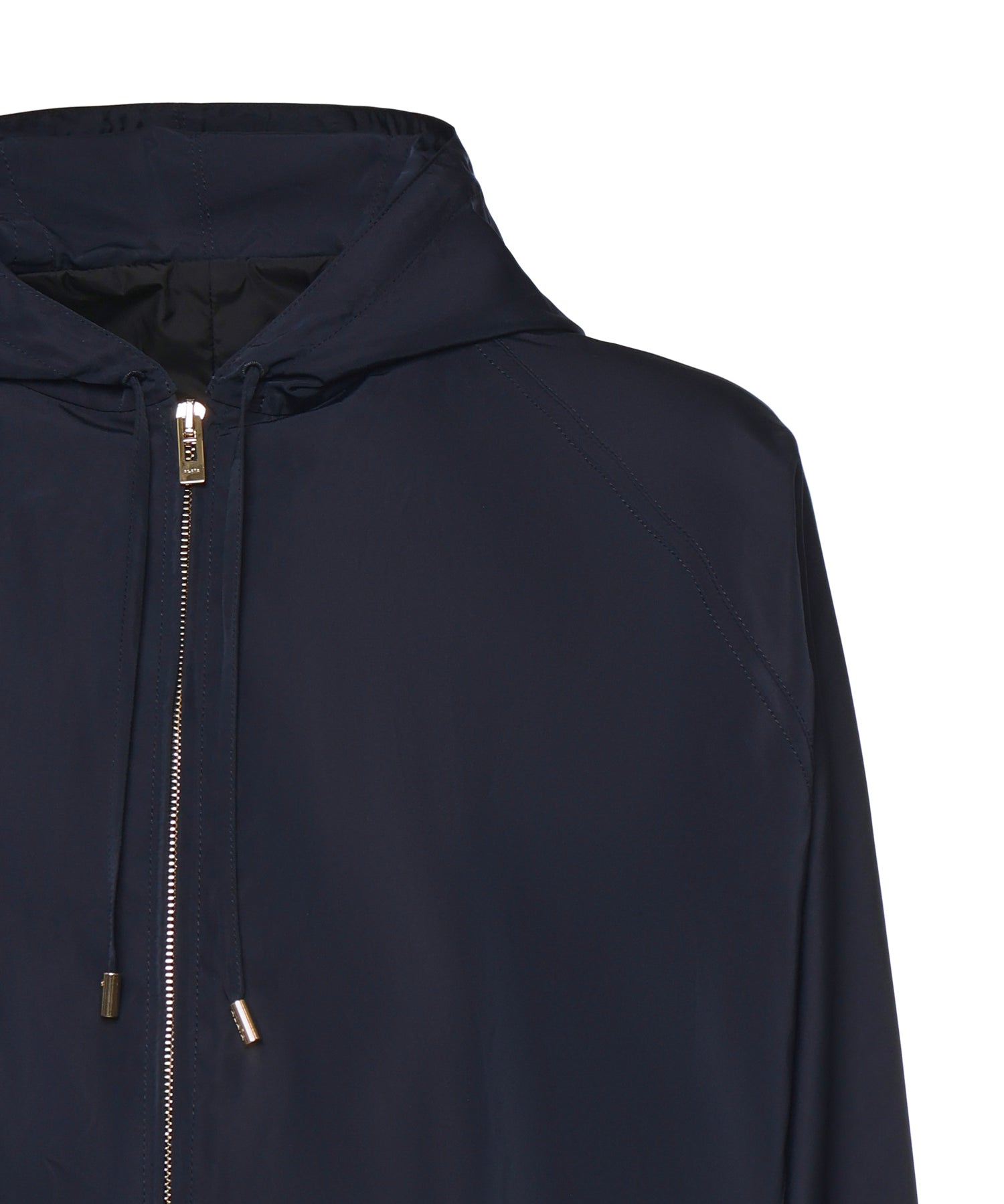 Giacca a vento con cappuccio in seta AA9V1232W128C A09 ALAIA 