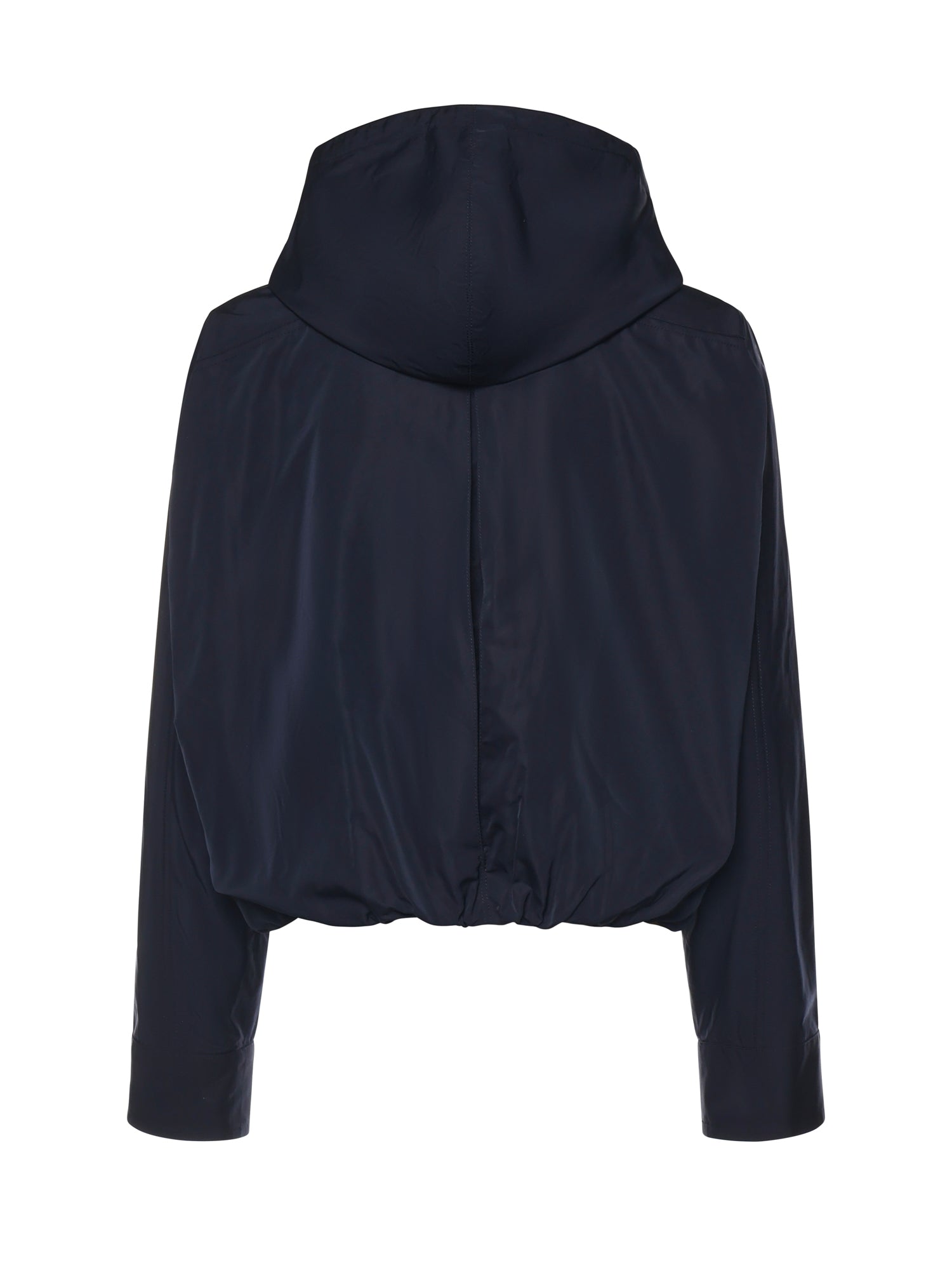 Giacca a vento con cappuccio in seta AA9V1232W128C A09 ALAIA 