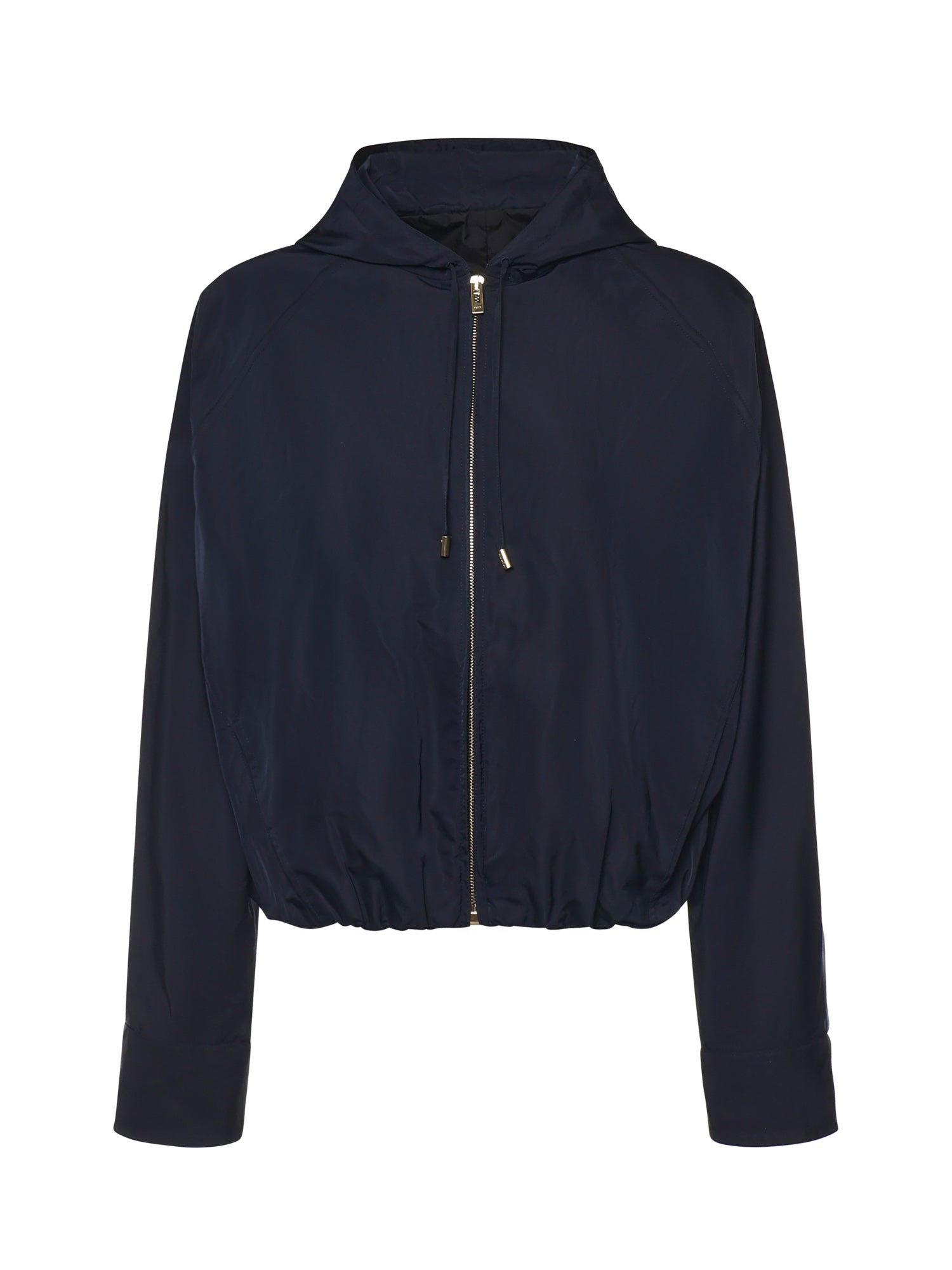 Giacca a vento con cappuccio in seta AA9V1232W128C A09 ALAIA 