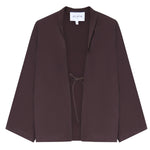 Giacca in popeline AA9V1285W144C 413 ALAIA 