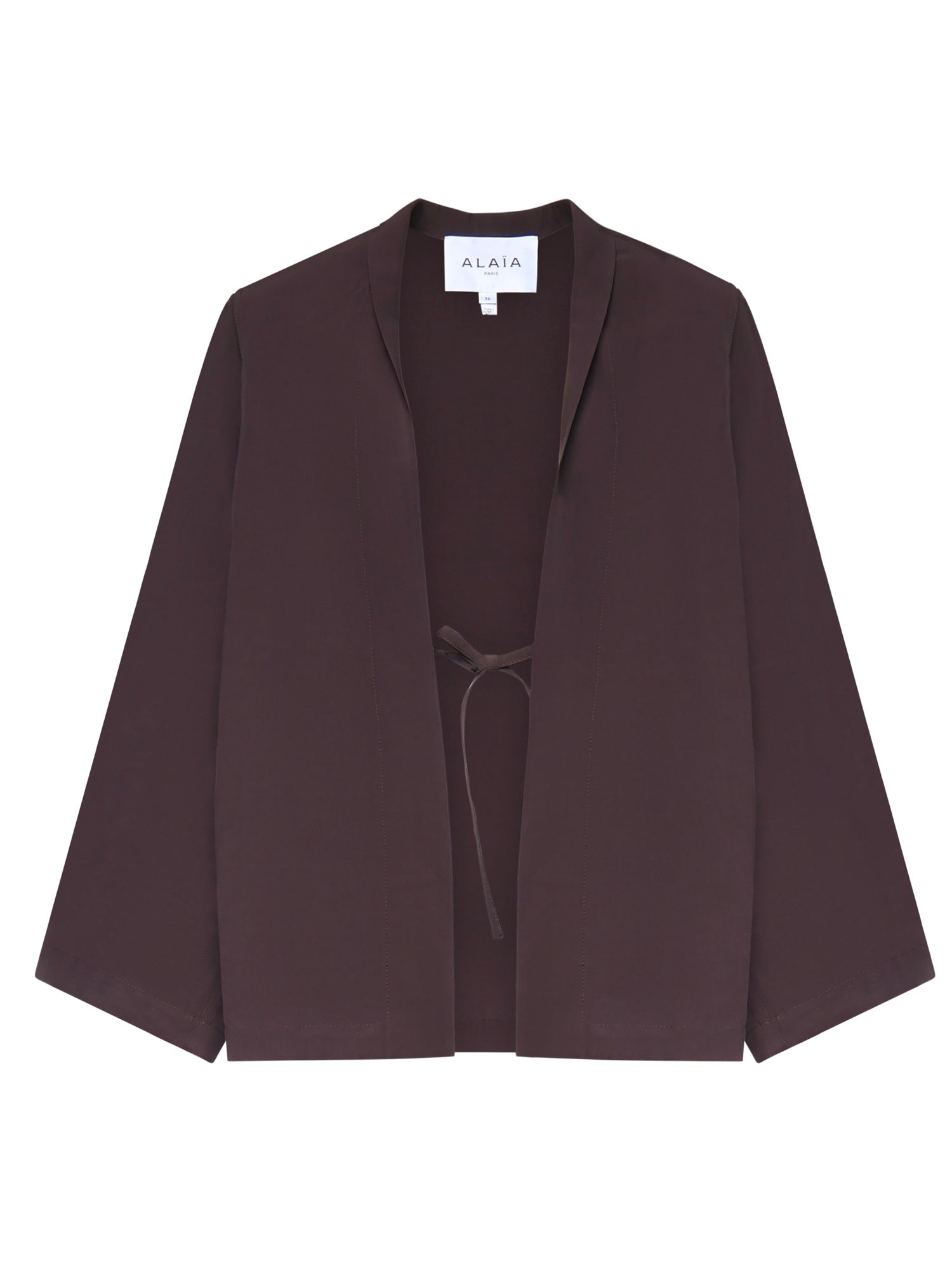 Giacca in popeline AA9V1285W144C 413 ALAIA 