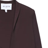Giacca in popeline AA9V1285W144C 413 ALAIA 