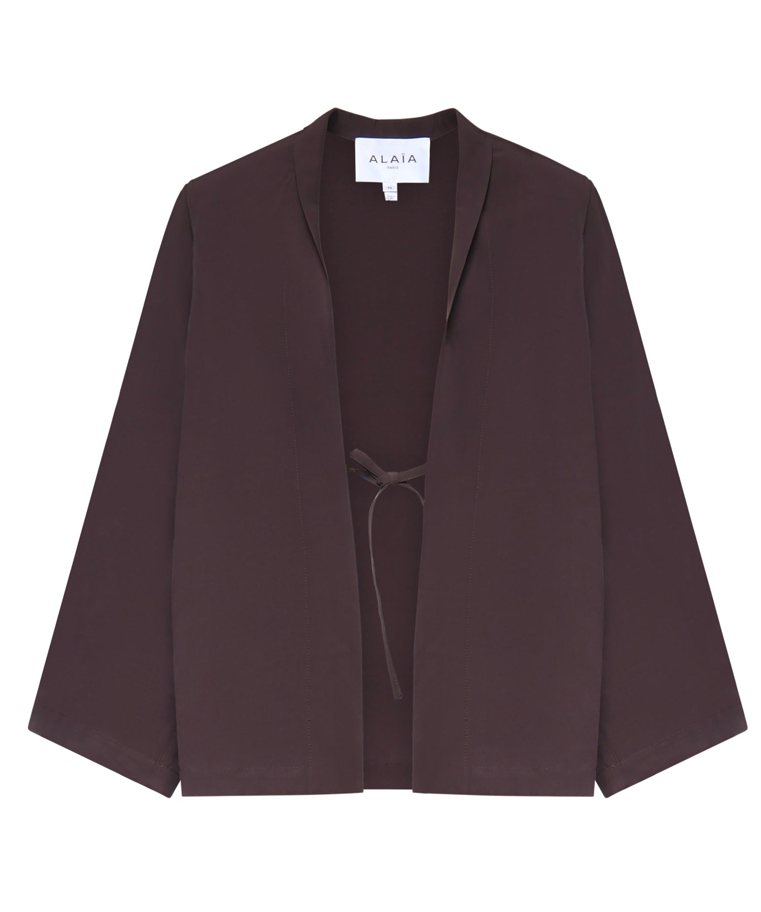 Giacca in popeline AA9V1285W144C 413 ALAIA 