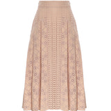 Gonna lunga in pizzo Sangallo A01101622 0180 ALBERTA FERRETTI 