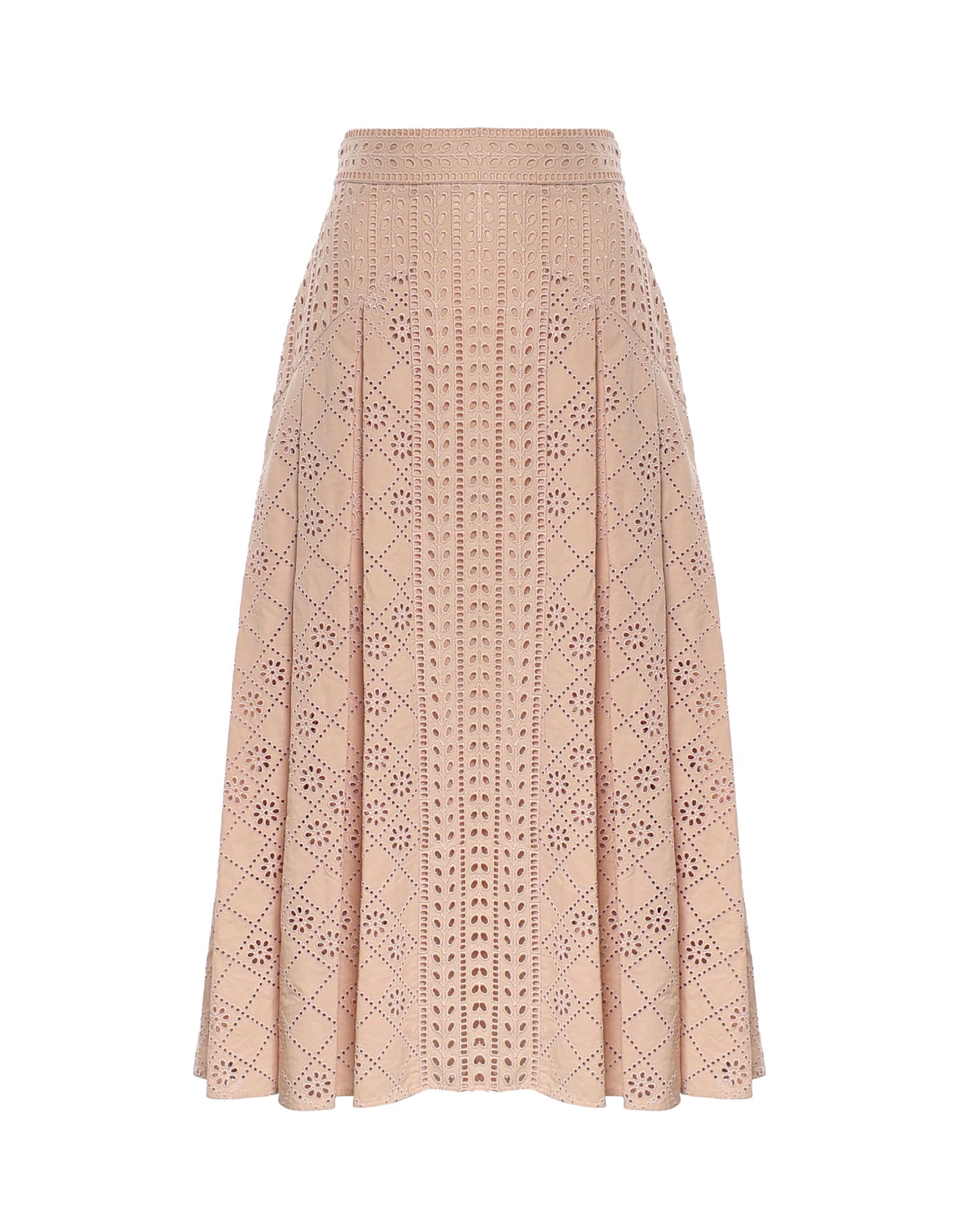 Gonna lunga in pizzo Sangallo A01101622 0180 ALBERTA FERRETTI 