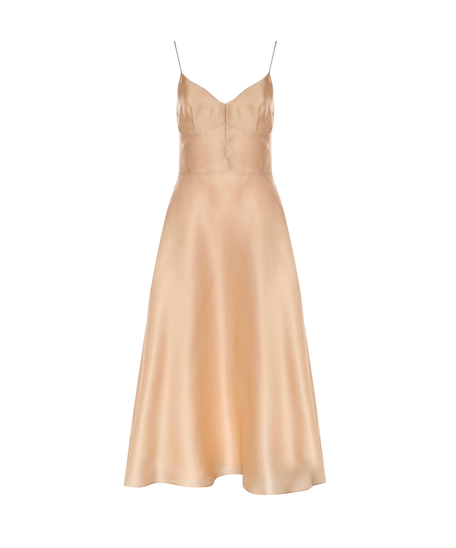 Abito in organza di seta A04071619 0180 ALBERTA FERRETTI 