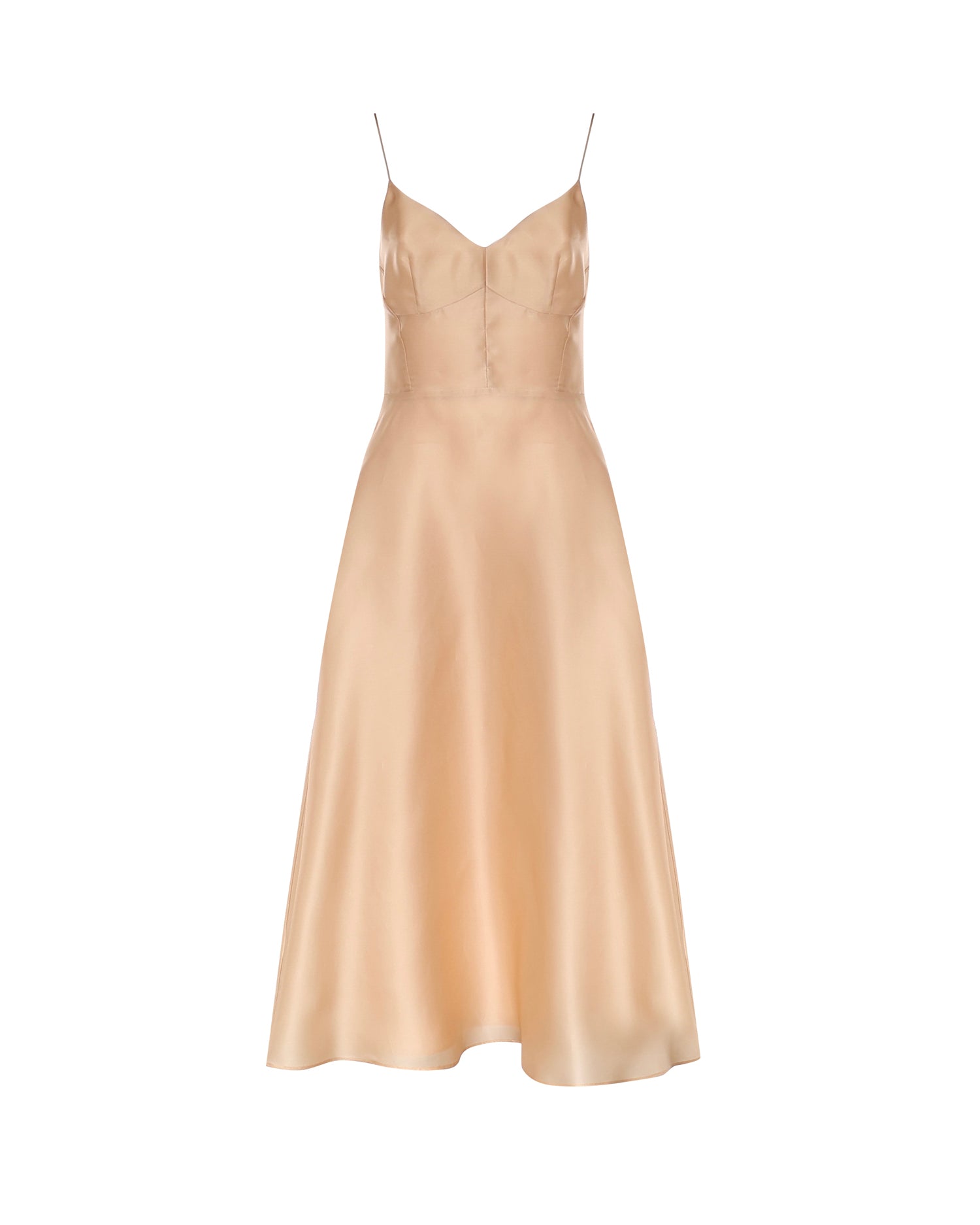 Abito in organza di seta A04071619 0180 ALBERTA FERRETTI 