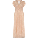 Abito in pizzo plissettato A04101648 0180 ALBERTA FERRETTI 