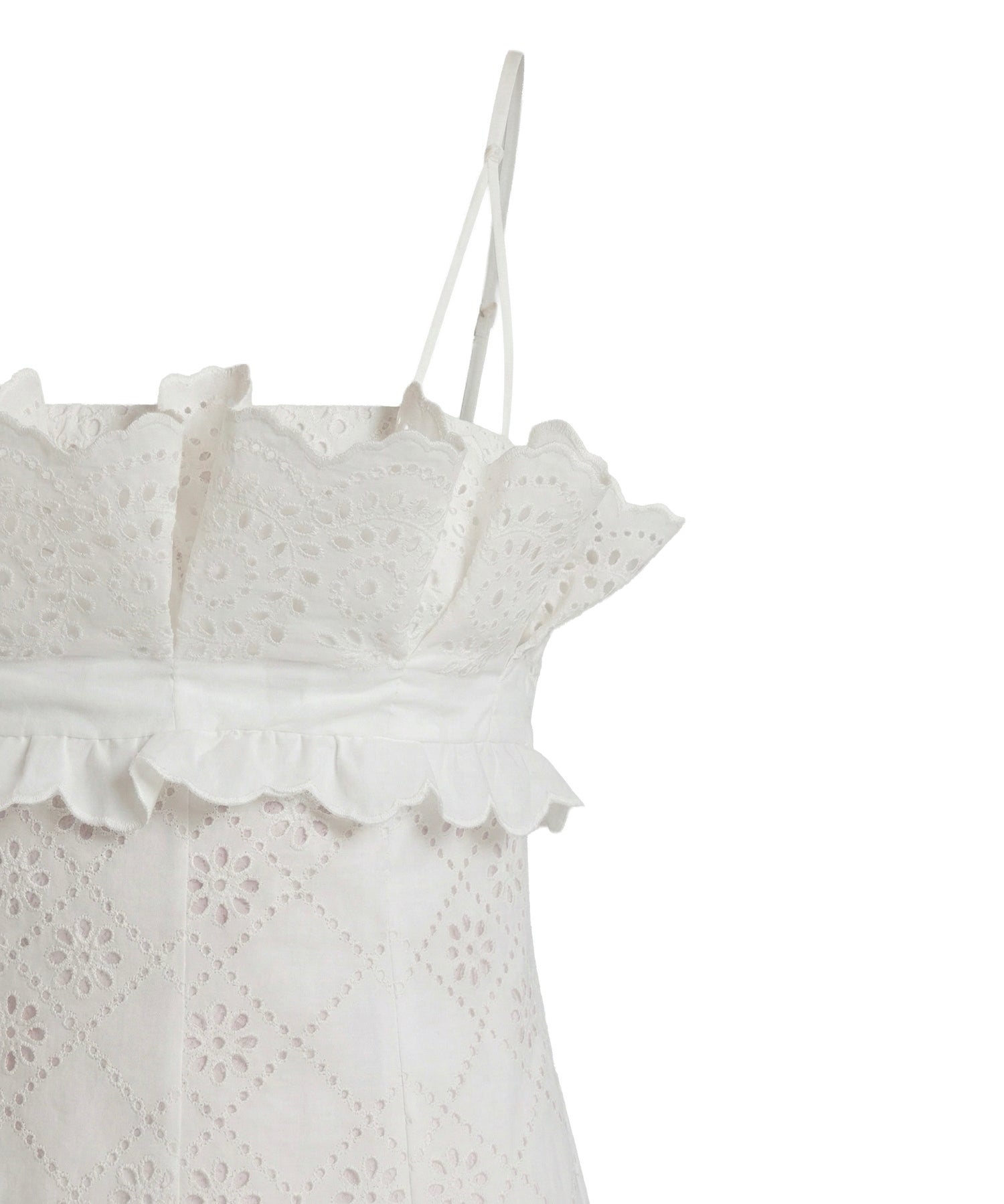 Abito midi in pizzo Sangallo A04451622 0002 ALBERTA FERRETTI 