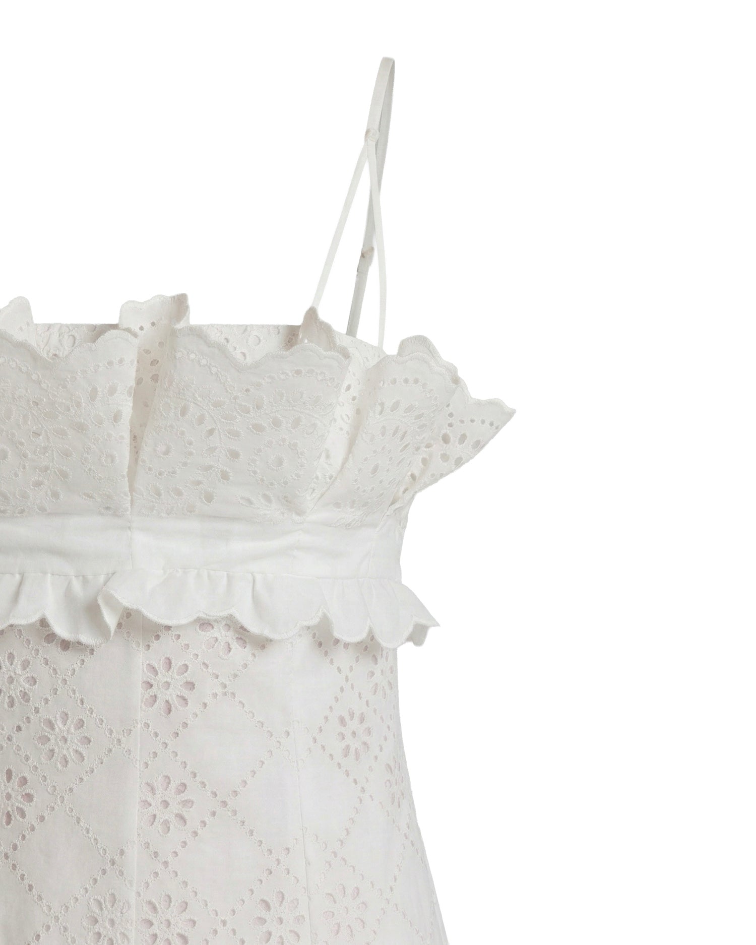 Abito midi in pizzo Sangallo A04451622 0002 ALBERTA FERRETTI 