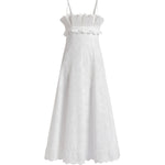 Abito midi in pizzo Sangallo A04451622 0002 ALBERTA FERRETTI 