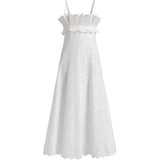 Abito midi in pizzo Sangallo A04451622 0002 ALBERTA FERRETTI 