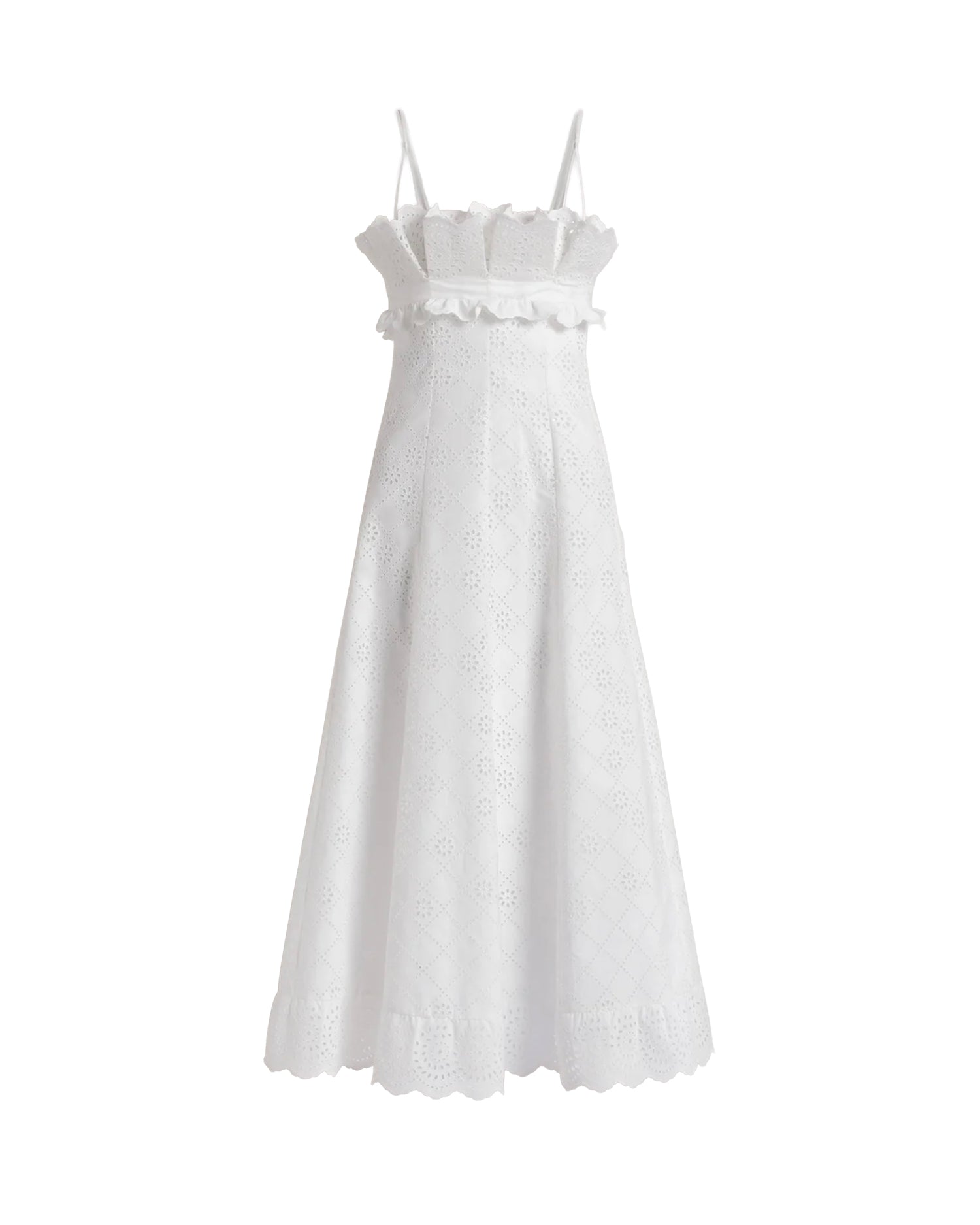 Abito midi in pizzo Sangallo A04451622 0002 ALBERTA FERRETTI 