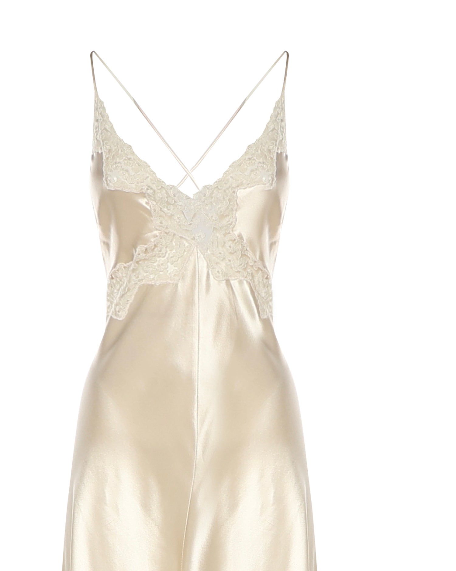 Abito lungo in seta A04601627 0002 ALBERTA FERRETTI 