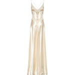 Abito lungo in seta A04601627 0002 ALBERTA FERRETTI 