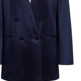 Giacca doppiopetto in seta A05081627 0290 ALBERTA FERRETTI 