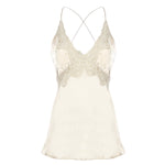 Top in raso con pizzo A08071627 0002 ALBERTA FERRETTI 