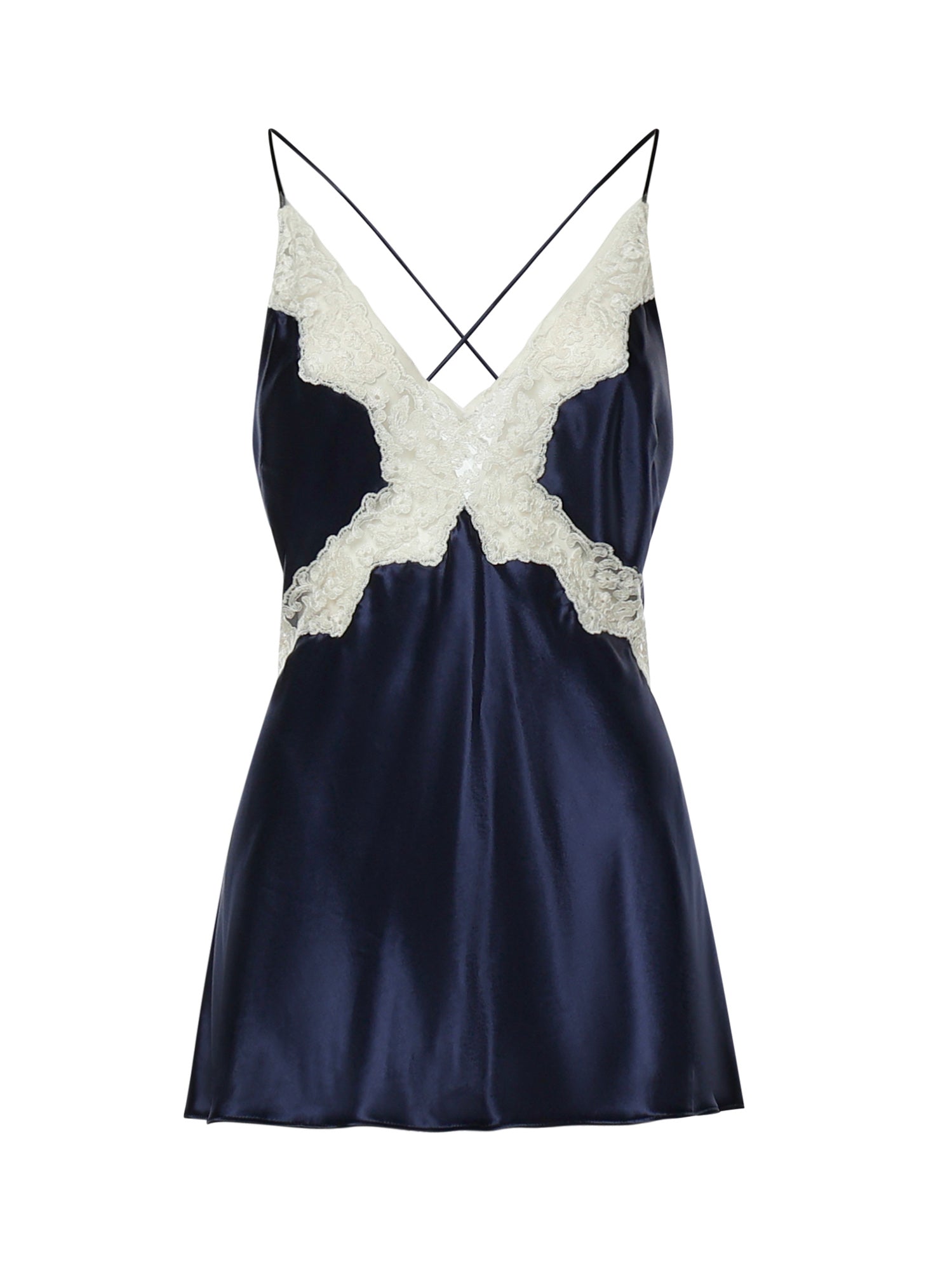Top in raso con pizzo A08071627 1290 ALBERTA FERRETTI 