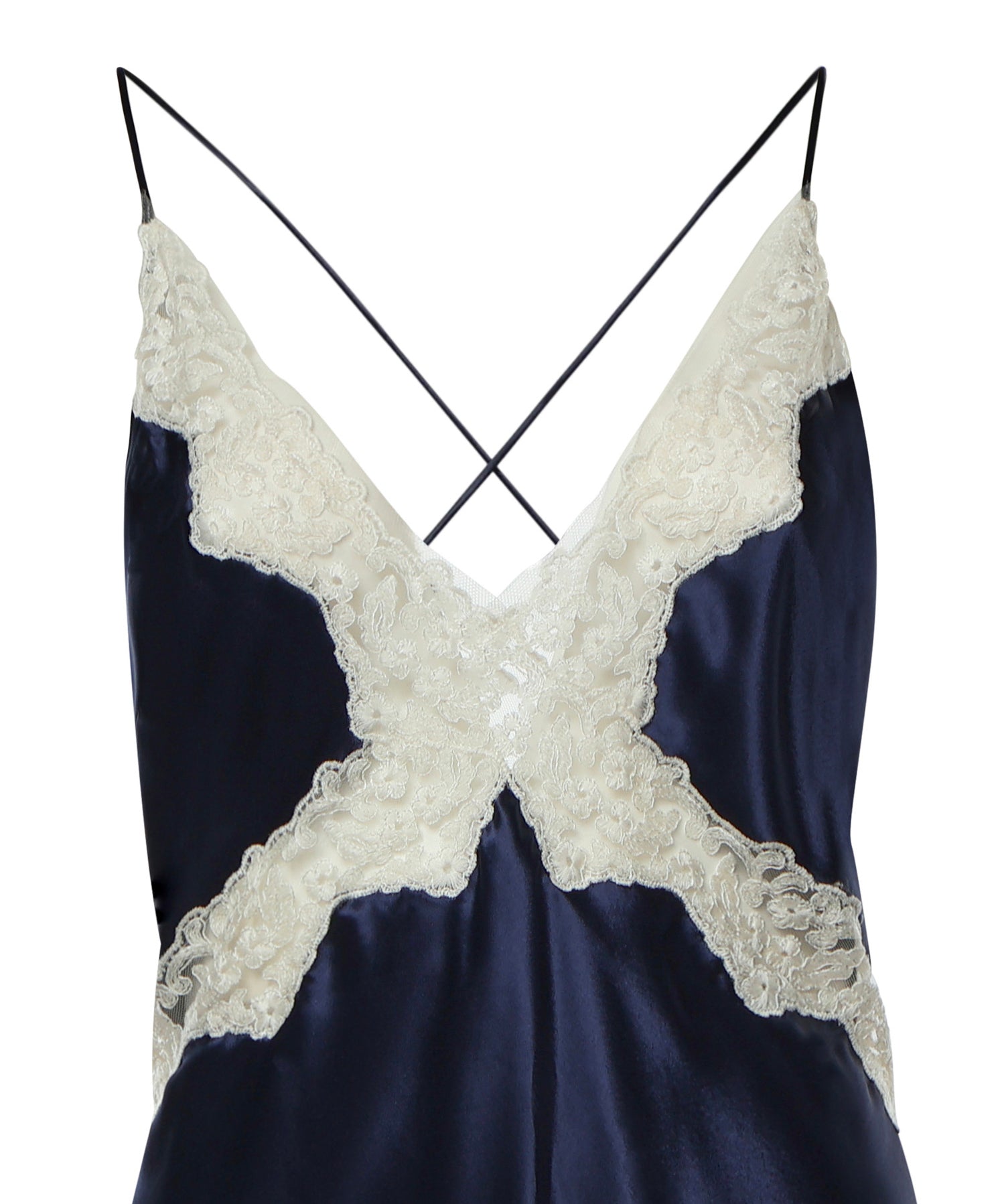 Top in raso con pizzo A08071627 1290 ALBERTA FERRETTI 