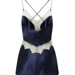 Top in raso con pizzo A08071627 1290 ALBERTA FERRETTI 
