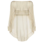 Mantella in chiffon di seta A3302115 471 ALBERTA FERRETTI 