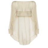 Mantella in chiffon di seta A3302115 471 ALBERTA FERRETTI 