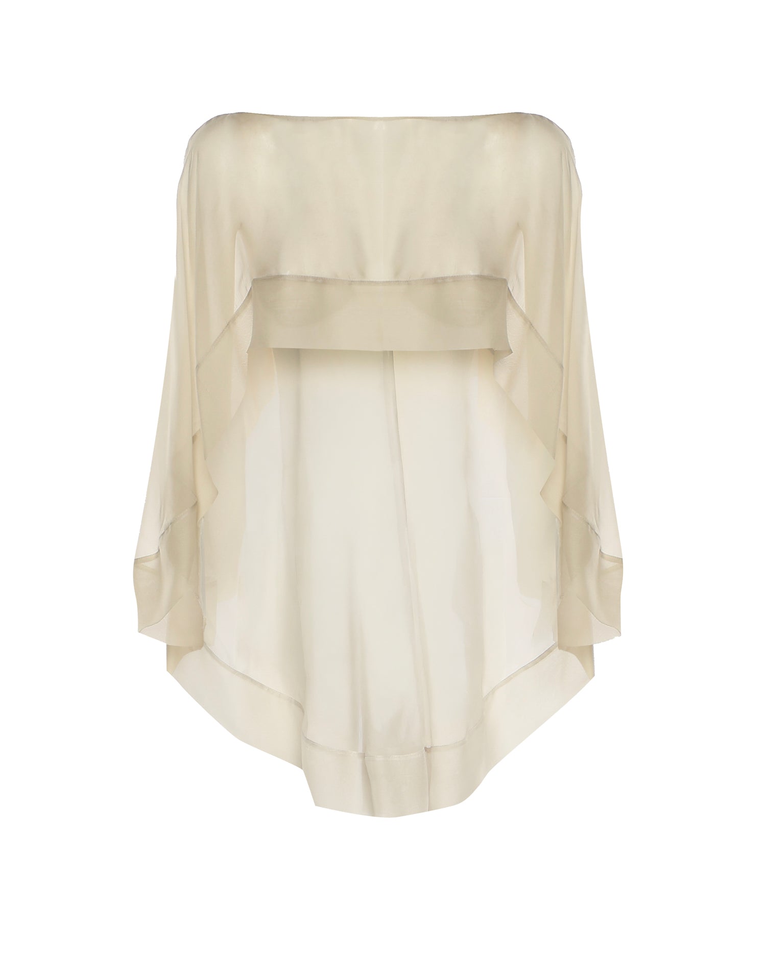 Mantella in chiffon di seta A3302115 471 ALBERTA FERRETTI 