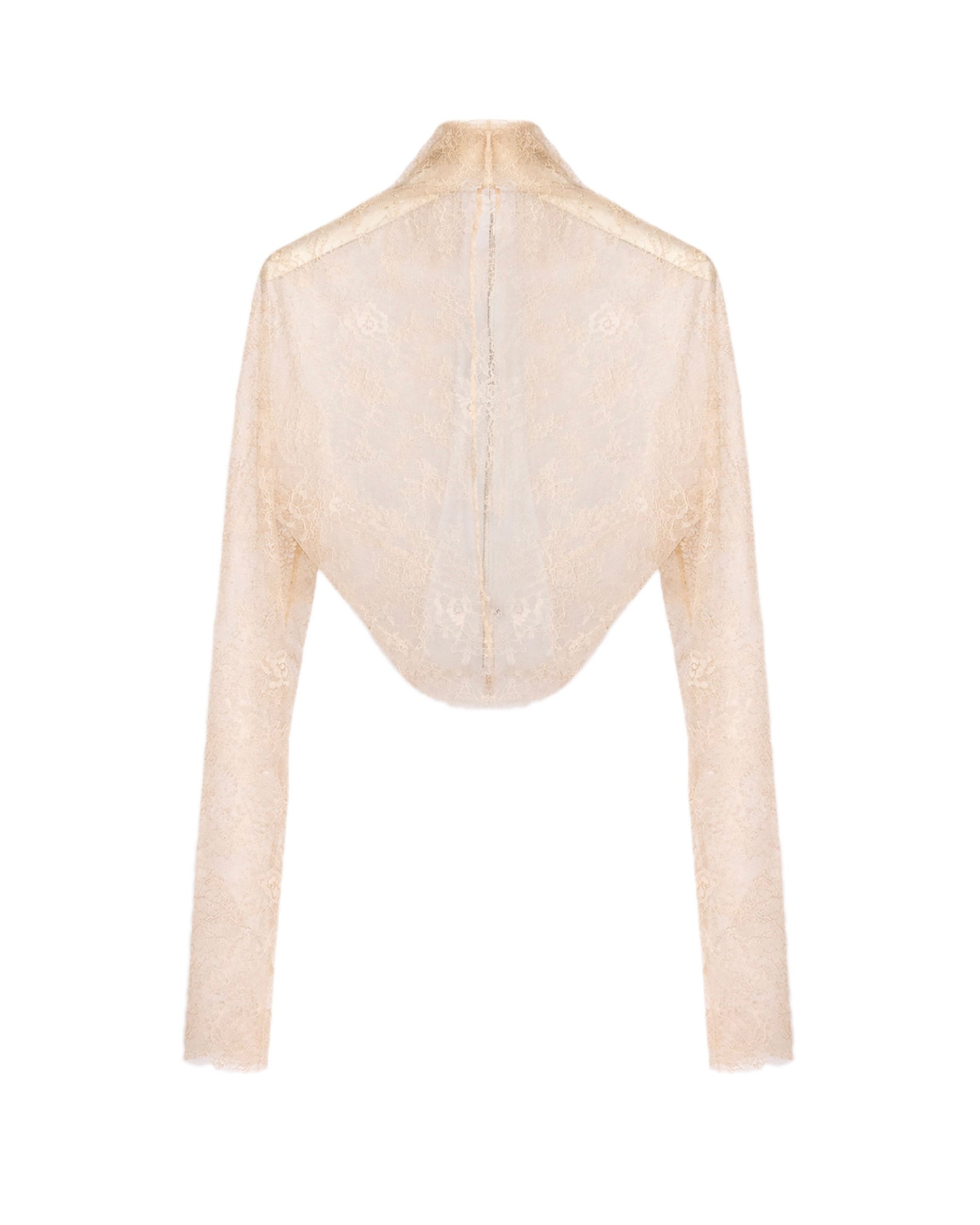 Coprispalle cropped in jersey con paillettes A33061648 0180 ALBERTA FERRETTI 