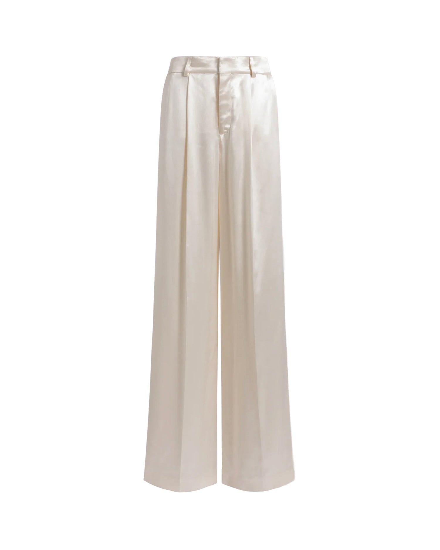 Pantaloni in raso lucido V03011627 0002 ALBERTA FERRETTI 