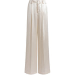 Pantaloni in raso lucido V03011627 0002 ALBERTA FERRETTI 