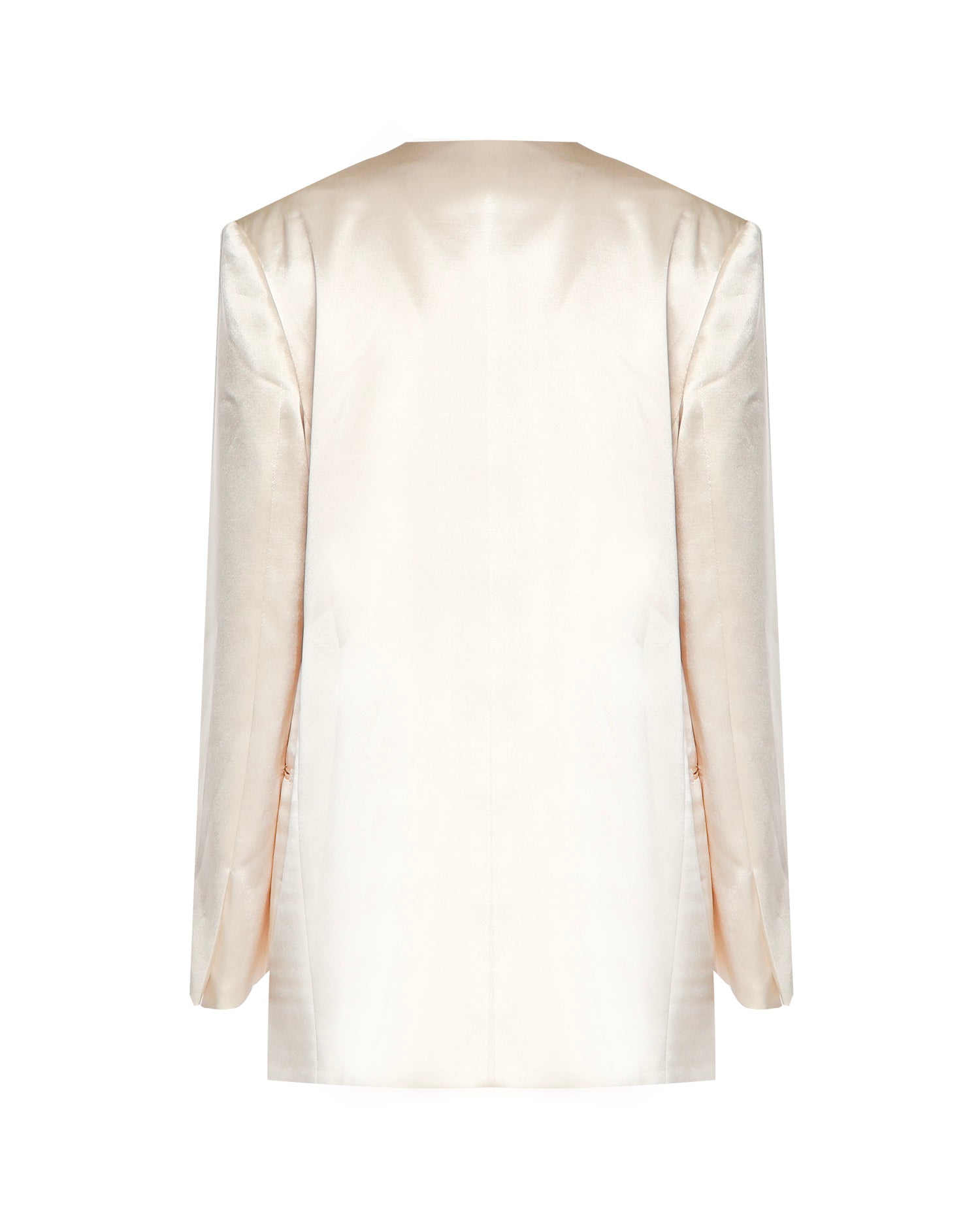 Giacca doppiopetto in raso lucido V05081627 0002 ALBERTA FERRETTI 