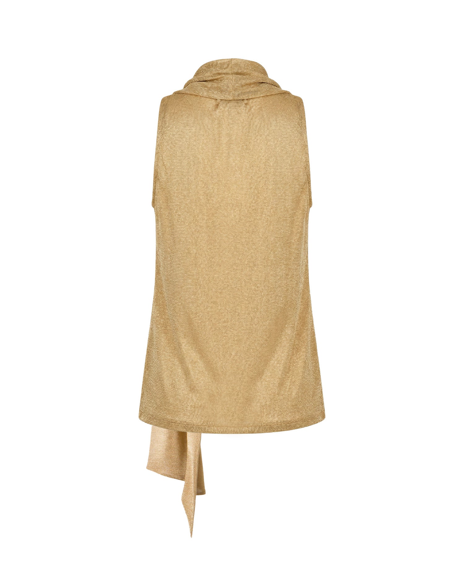 Top in rete di lurex con sciarpina V0805125 0606 ALBERTA FERRETTI 